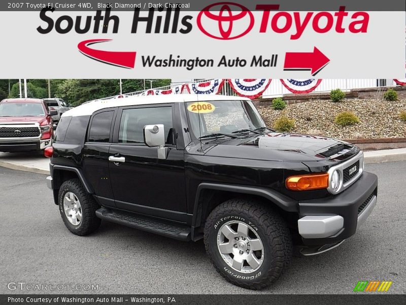 Black Diamond / Dark Charcoal 2007 Toyota FJ Cruiser 4WD