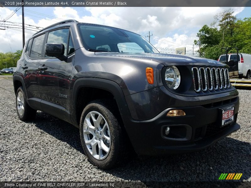 Granite Crystal Metallic / Black 2018 Jeep Renegade Latitude 4x4