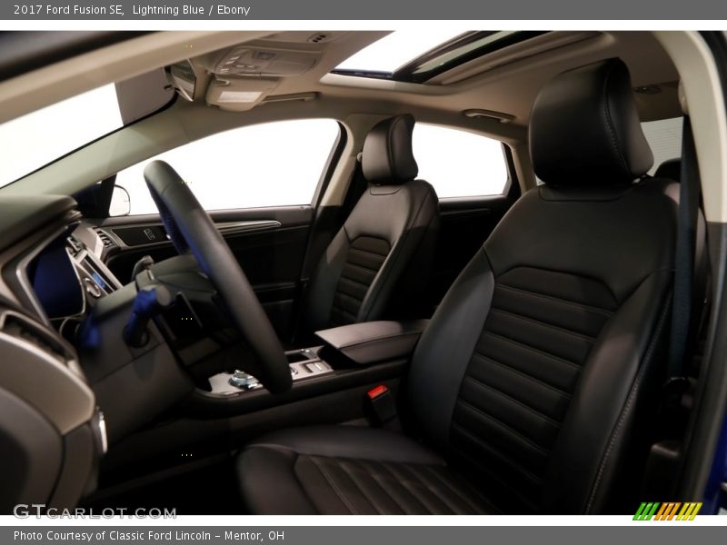 Lightning Blue / Ebony 2017 Ford Fusion SE