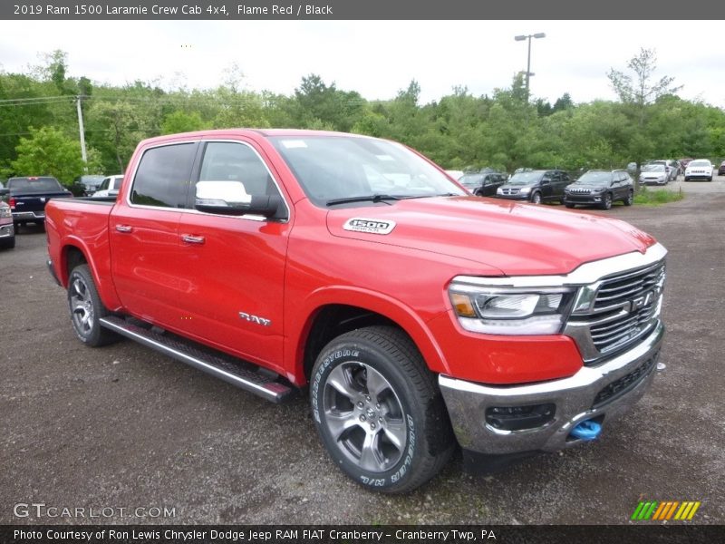 Flame Red / Black 2019 Ram 1500 Laramie Crew Cab 4x4