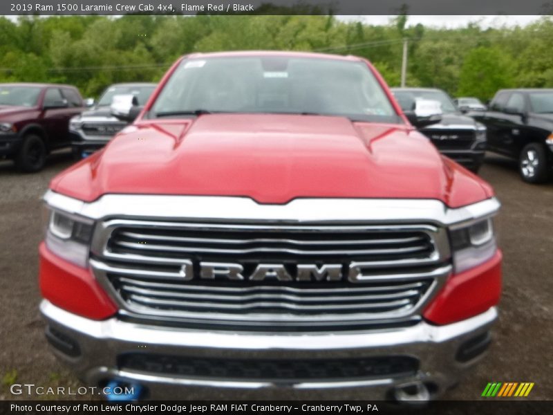 Flame Red / Black 2019 Ram 1500 Laramie Crew Cab 4x4