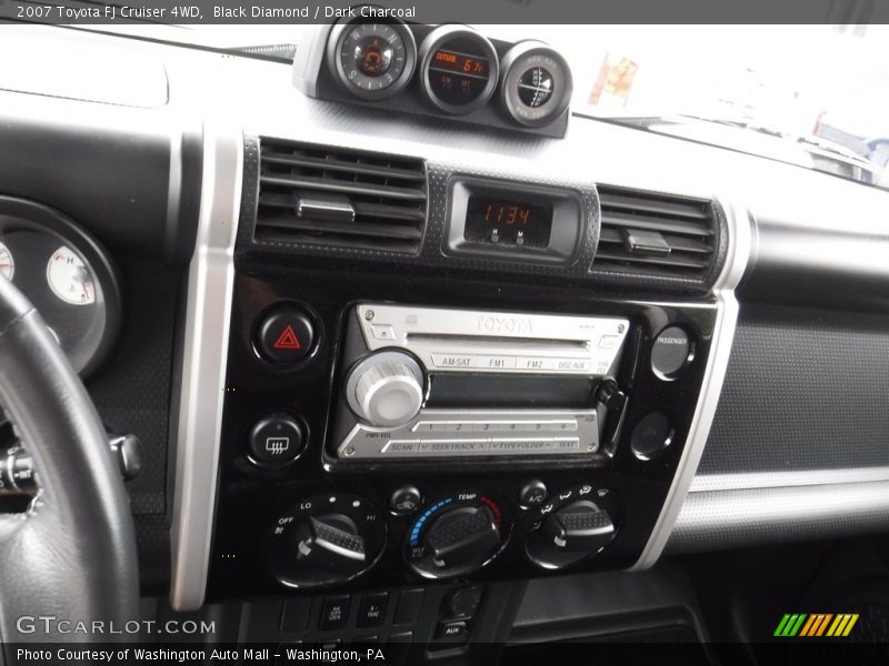 Black Diamond / Dark Charcoal 2007 Toyota FJ Cruiser 4WD
