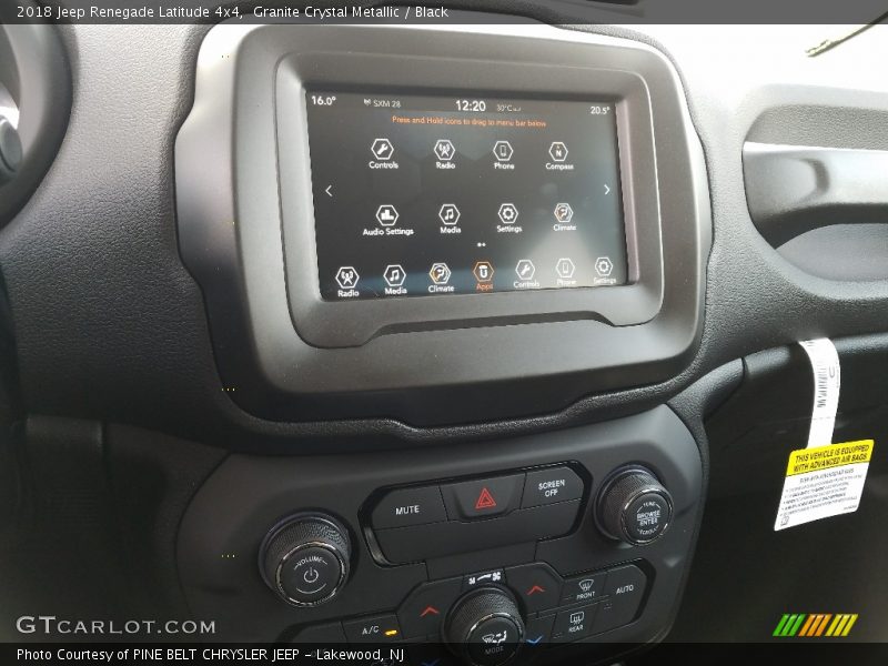 Granite Crystal Metallic / Black 2018 Jeep Renegade Latitude 4x4