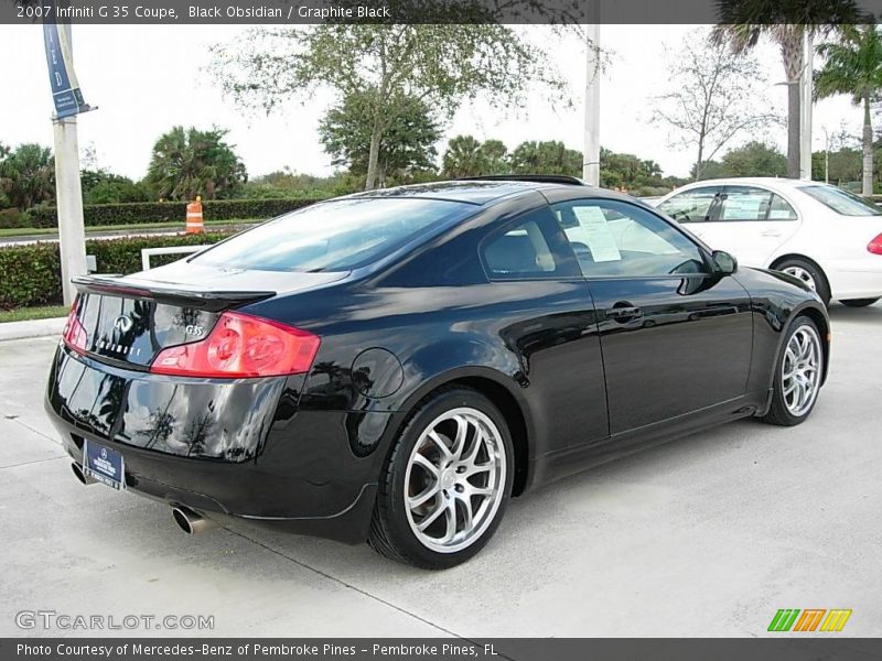 Black Obsidian / Graphite Black 2007 Infiniti G 35 Coupe