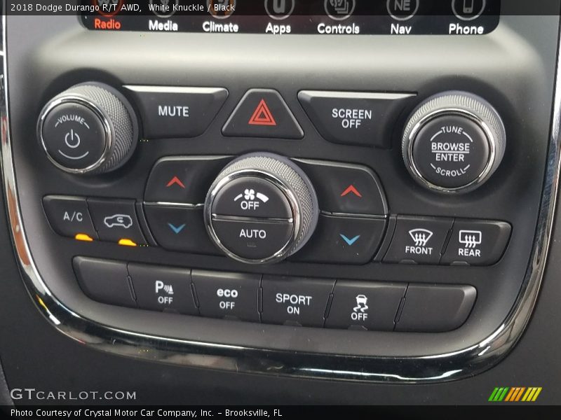 White Knuckle / Black 2018 Dodge Durango R/T AWD