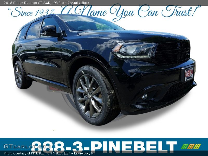 DB Black Crystal / Black 2018 Dodge Durango GT AWD