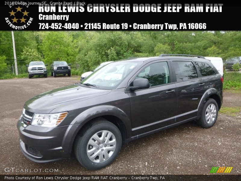 Granite Pearl / Black 2018 Dodge Journey SE