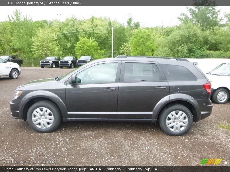 Granite Pearl / Black 2018 Dodge Journey SE