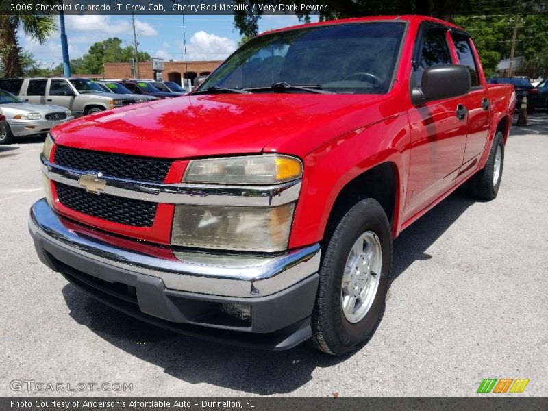 Cherry Red Metallic / Very Dark Pewter 2006 Chevrolet Colorado LT Crew Cab