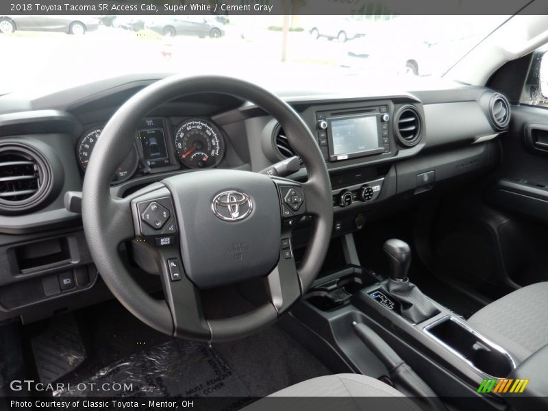 Dashboard of 2018 Tacoma SR Access Cab