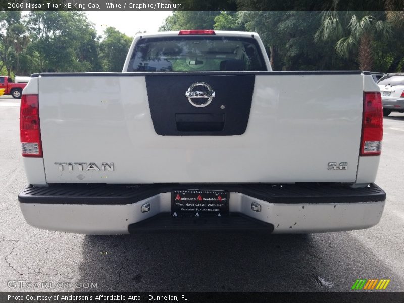 White / Graphite/Titanium 2006 Nissan Titan XE King Cab
