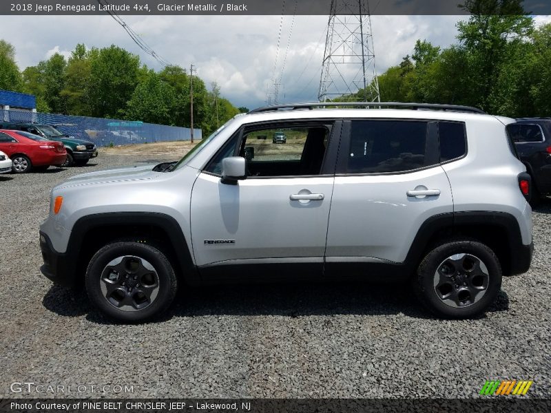 Glacier Metallic / Black 2018 Jeep Renegade Latitude 4x4