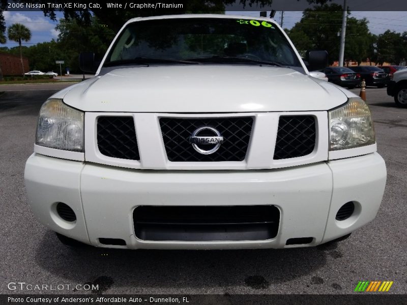 White / Graphite/Titanium 2006 Nissan Titan XE King Cab
