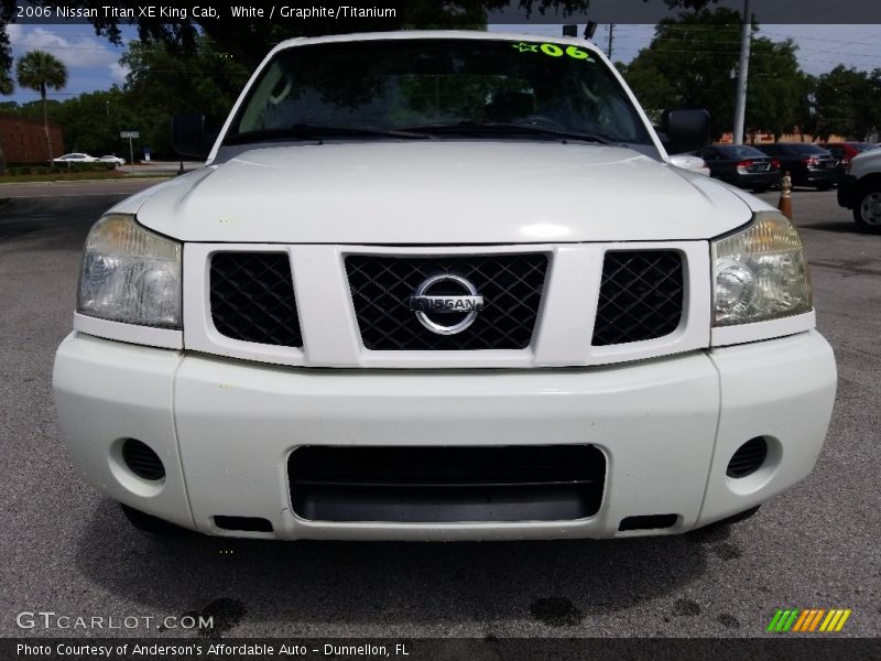 White / Graphite/Titanium 2006 Nissan Titan XE King Cab