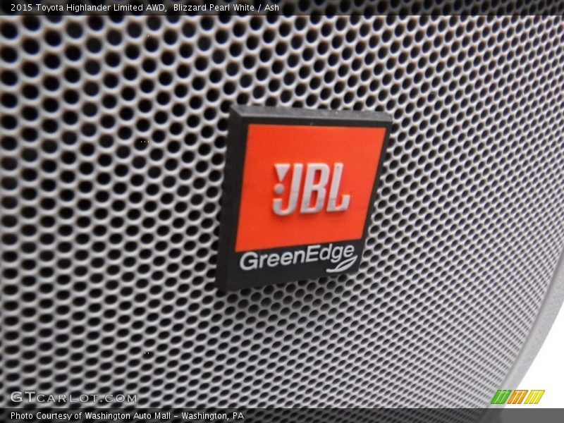 Blizzard Pearl White / Ash 2015 Toyota Highlander Limited AWD
