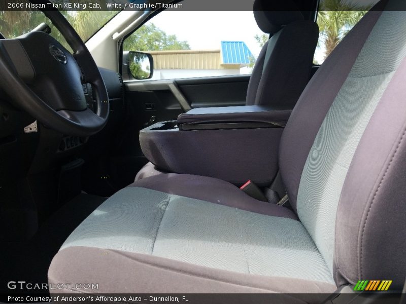 White / Graphite/Titanium 2006 Nissan Titan XE King Cab