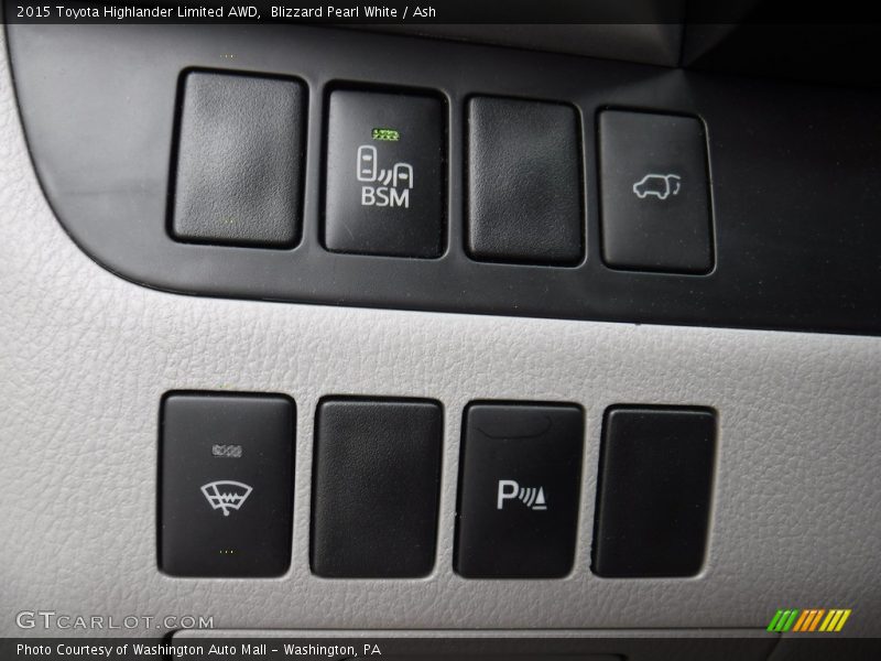 Blizzard Pearl White / Ash 2015 Toyota Highlander Limited AWD