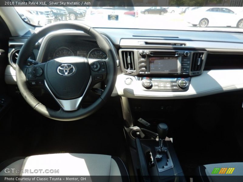 Silver Sky Metallic / Ash 2018 Toyota RAV4 XLE