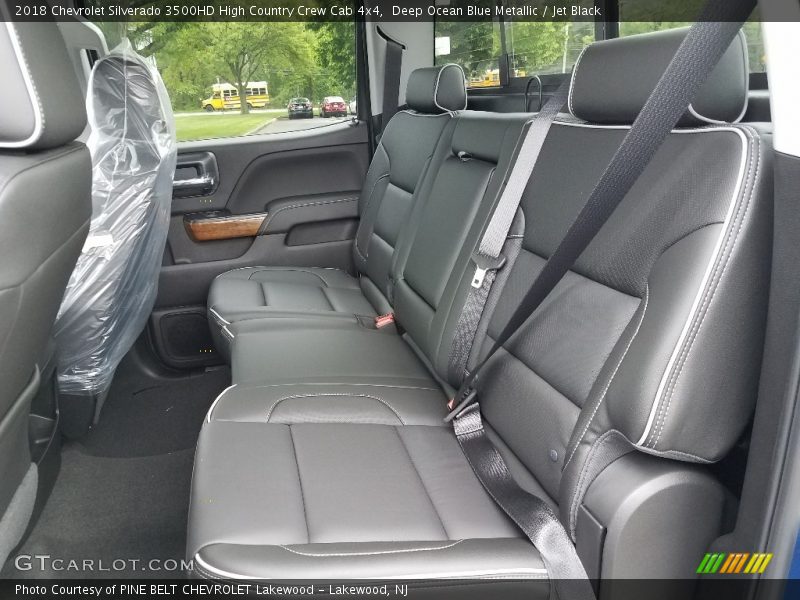 Deep Ocean Blue Metallic / Jet Black 2018 Chevrolet Silverado 3500HD High Country Crew Cab 4x4