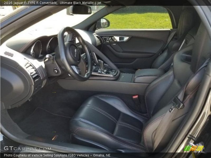 Ultimate Black Metallic / Jet 2016 Jaguar F-TYPE R Convertible