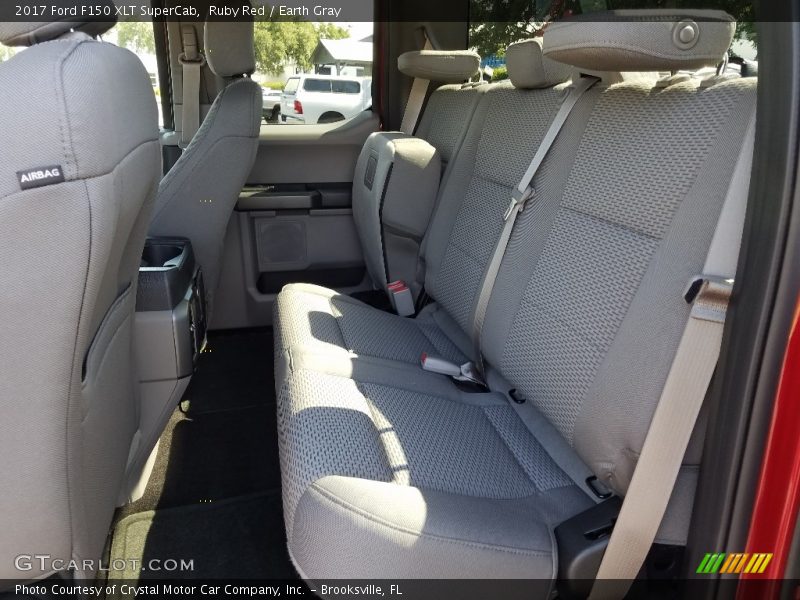 Ruby Red / Earth Gray 2017 Ford F150 XLT SuperCab