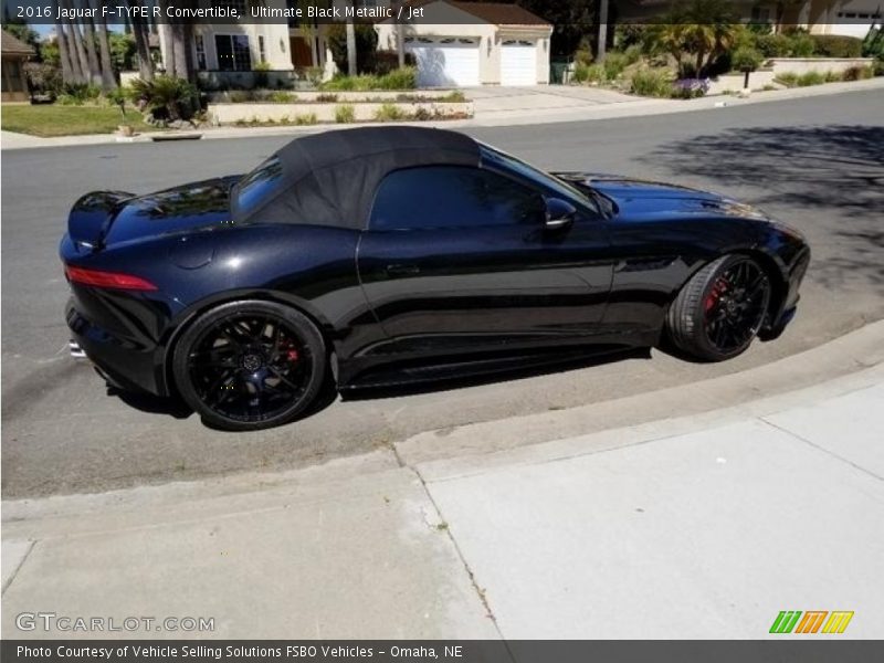 Ultimate Black Metallic / Jet 2016 Jaguar F-TYPE R Convertible