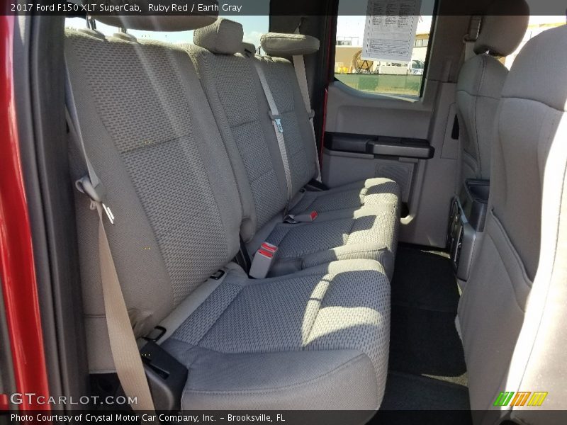 Ruby Red / Earth Gray 2017 Ford F150 XLT SuperCab