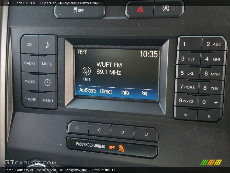 Ruby Red / Earth Gray 2017 Ford F150 XLT SuperCab