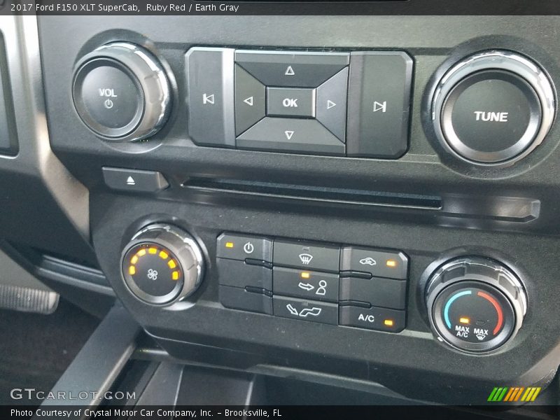 Ruby Red / Earth Gray 2017 Ford F150 XLT SuperCab