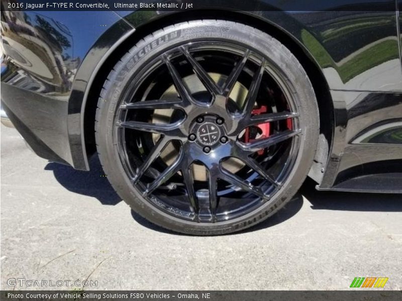 Ultimate Black Metallic / Jet 2016 Jaguar F-TYPE R Convertible