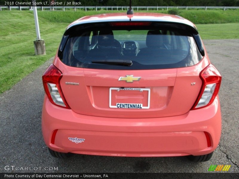 Sorbet / Jet Black 2018 Chevrolet Spark LT