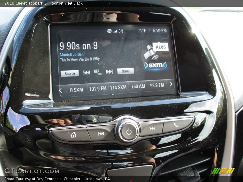 Sorbet / Jet Black 2018 Chevrolet Spark LT