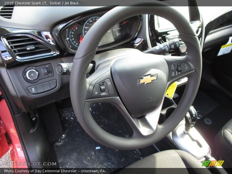 Sorbet / Jet Black 2018 Chevrolet Spark LT