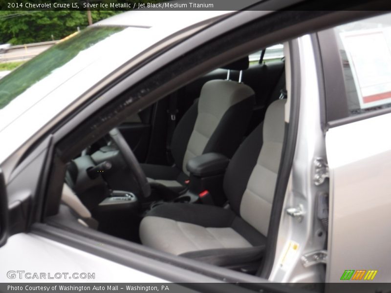 Silver Ice Metallic / Jet Black/Medium Titanium 2014 Chevrolet Cruze LS
