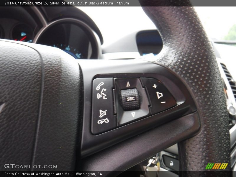 Silver Ice Metallic / Jet Black/Medium Titanium 2014 Chevrolet Cruze LS