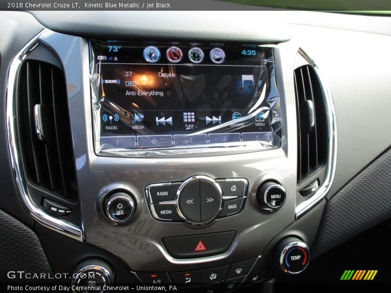 Kinetic Blue Metallic / Jet Black 2018 Chevrolet Cruze LT