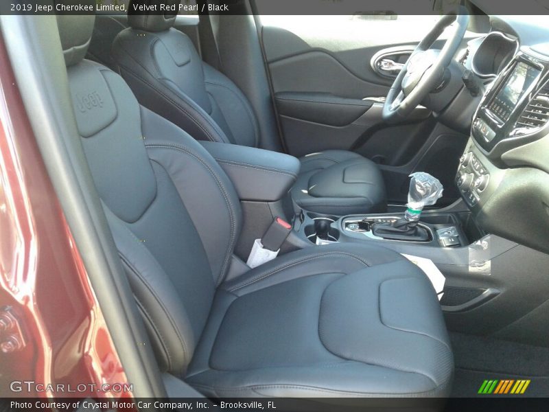Velvet Red Pearl / Black 2019 Jeep Cherokee Limited