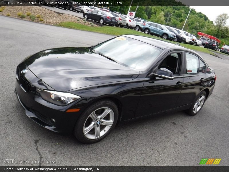 Black Sapphire Metallic / Black 2014 BMW 3 Series 320i xDrive Sedan
