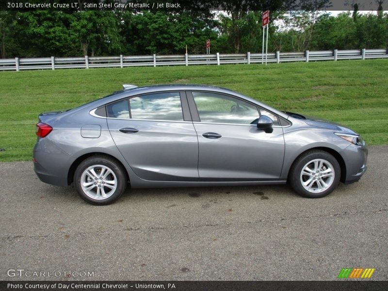 Satin Steel Gray Metallic / Jet Black 2018 Chevrolet Cruze LT