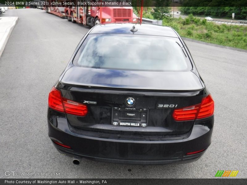 Black Sapphire Metallic / Black 2014 BMW 3 Series 320i xDrive Sedan