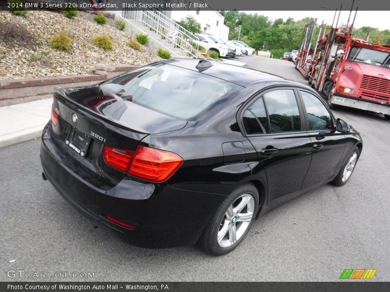 Black Sapphire Metallic / Black 2014 BMW 3 Series 320i xDrive Sedan