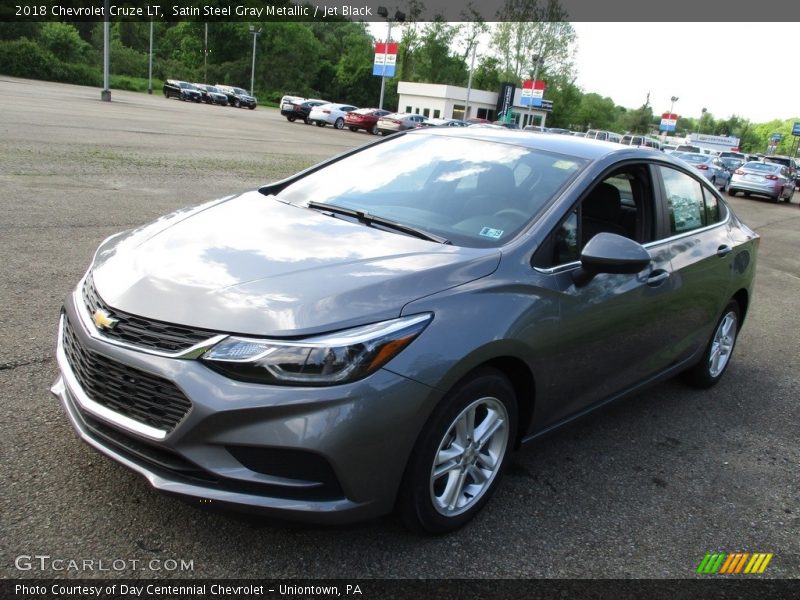 Satin Steel Gray Metallic / Jet Black 2018 Chevrolet Cruze LT