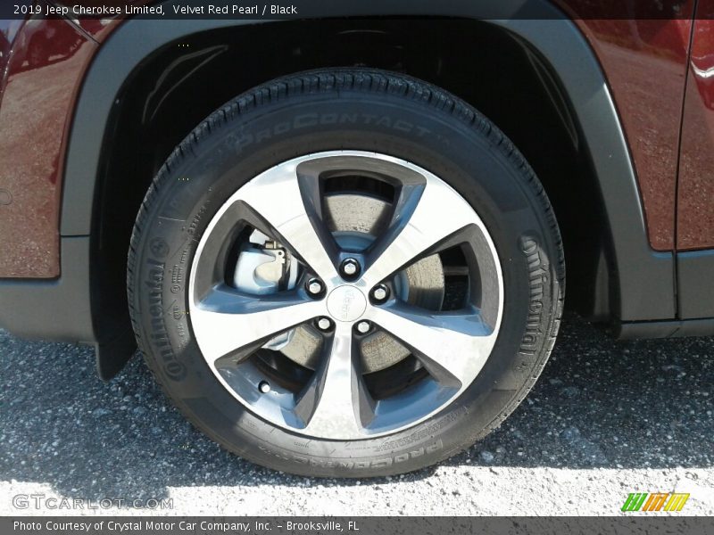 Velvet Red Pearl / Black 2019 Jeep Cherokee Limited