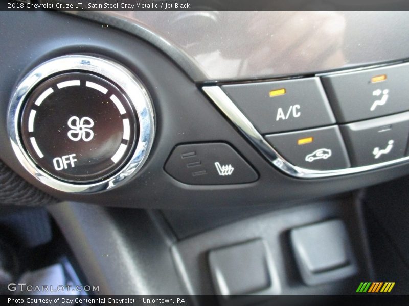 Satin Steel Gray Metallic / Jet Black 2018 Chevrolet Cruze LT