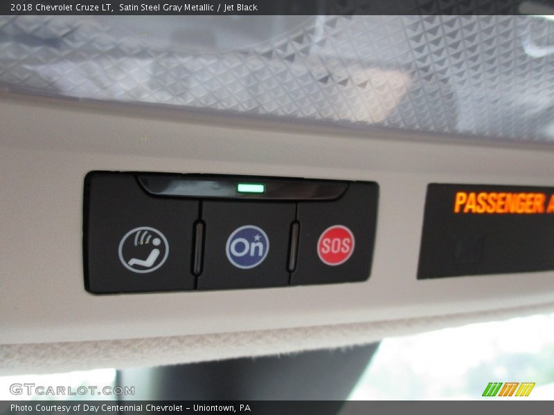 Satin Steel Gray Metallic / Jet Black 2018 Chevrolet Cruze LT