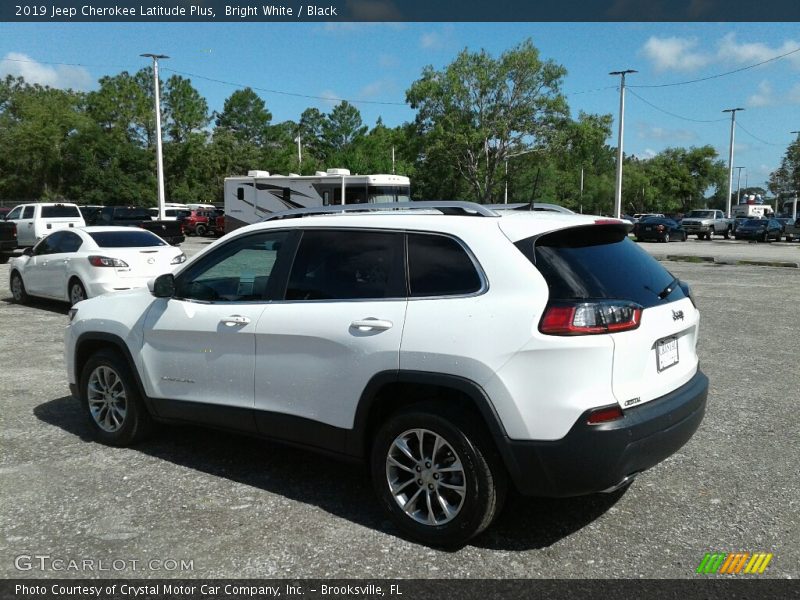 Bright White / Black 2019 Jeep Cherokee Latitude Plus