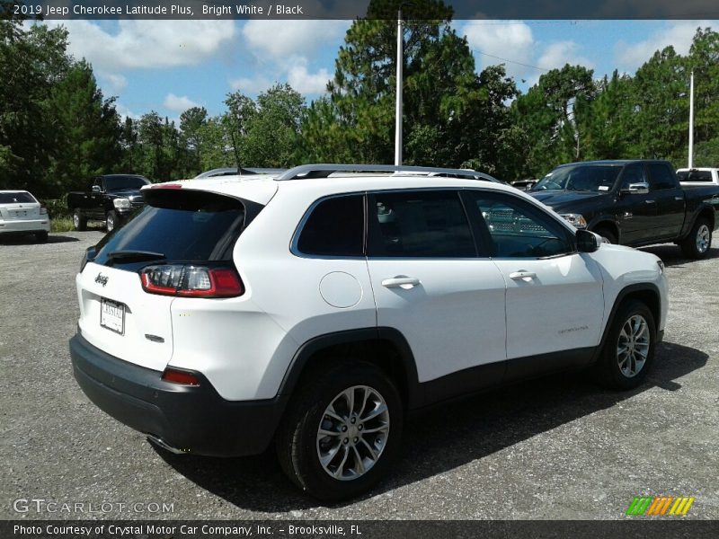 Bright White / Black 2019 Jeep Cherokee Latitude Plus