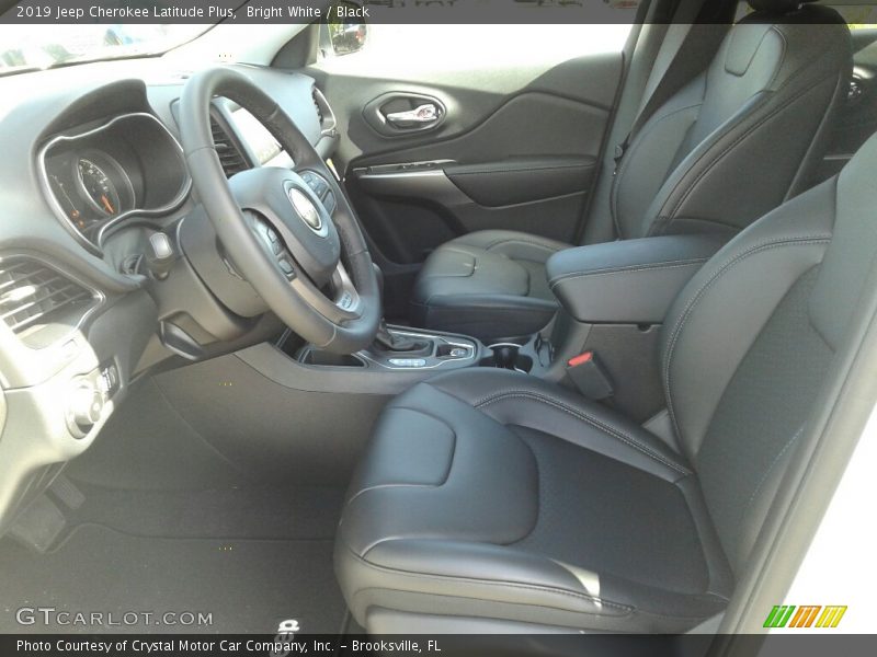 Bright White / Black 2019 Jeep Cherokee Latitude Plus