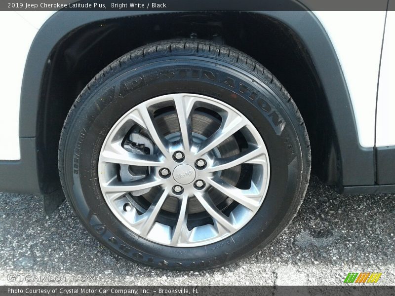 Bright White / Black 2019 Jeep Cherokee Latitude Plus