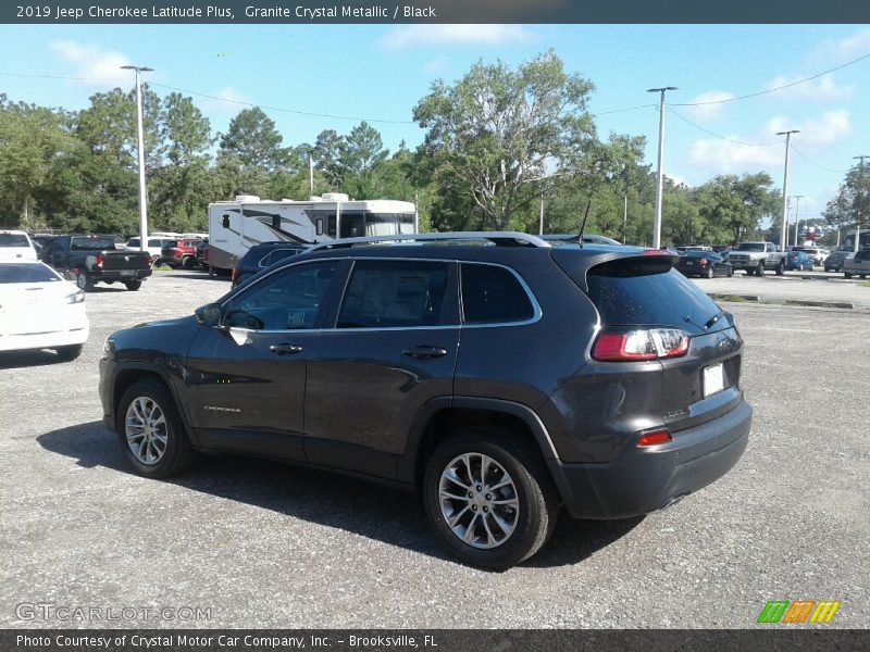 Granite Crystal Metallic / Black 2019 Jeep Cherokee Latitude Plus